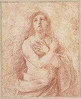 H 063
<br/>
Maria Magdalena, boetend, halffiguur
<br/>
<em>Guercino (1591-1666)</em>